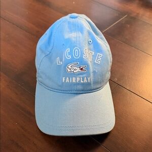 Lacoste Light Blue Fairplay Cap